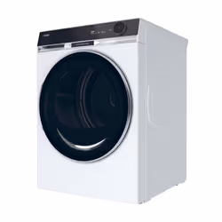 Haier HD90-A3Q397U1, Freestanding, Front-load, Heat pump, White, Touch, Left