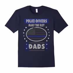 Best Dads Police Officers Daughter Shirts Son Of Police-Father's Day - L