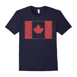 Flag of Canada T Shirt I love from Canada tee-Father's Day - M