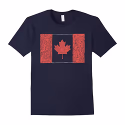 Flag of Canada T Shirt I love from Canada tee-Father's Day - XL