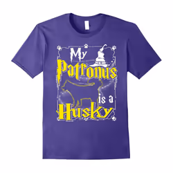 My Patronus Is A Husky T-shirt Husky Lovers-Father's Day - XXL