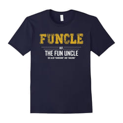 FUNFather's DayE The Fun UnFather's Daye handsome Definition Term Shirts Gifts-Father's Day - L
