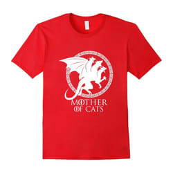 Mother of Cats Funny Cat T Shirt | Cute Cat Lovers Gift-Father's Day - M