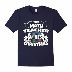This Math Teacher Loves Christmas Shirt-Father's Day - XXL
