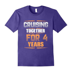 Husband Wife Shirt. 4th Anniversary Gifts For Couple.-Father's Day - L