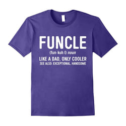 Mens FunFather's Daye Definition T-Shirt Like A Dad Only Cooler UnFather's Daye Shirt-Father's Day - XXL