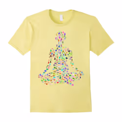Yoga Meditate Peace Love and Happiness-Father's Day - S