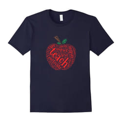Teacher Appreciation Gift T Shirt New Teacher Gifts Apple-Father's Day - S