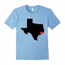 I Love Houston Texas T-Shirt â Hurricane Support-Father's Day - S