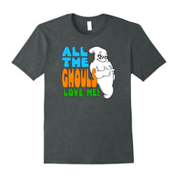 Cute Halloween Shirt for Boys and Men All The Ghouls Love Me-Father's Day - S