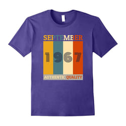 Born in September 1967 T-shirt. 50th Birthday Gifts Retro-Father's Day - M