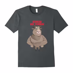 Ready to Beast Bull Beer Lovers Funny Tee Shirt-Father's Day - M