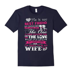 I'm Proud To Be His I Love My Awesome Husband Women's T-Shirt-Father's Day - XXXL