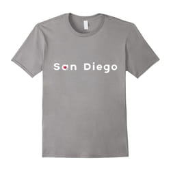 Trendy Love San Diego âI Heart San Diegoâ California T-Shirt-Father's Day - XXXL