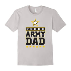 Mens Proud U.S. Army Dad Mens  T-Shirt-Father's Day - XXL