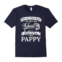 Men's I Love Fishing And Being Pappy Gifts To Dad From Daughter-Father's Day - M