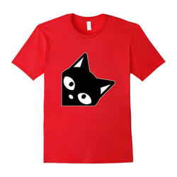 Peek A Cat | Cute Funny Cat Lover T-shirt-Father's Day - XXL
