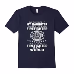 BestFamily â MY DAUGHTER IS FIREFIGHTER T-Shirts-Father's Day - XL