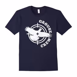 Grouse Crew Matching Hunting Family and Friends Trip T-Shirt-Father's Day - M