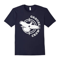 Grouse Crew Matching Hunting Family and Friends Trip T-Shirt-Father's Day - L