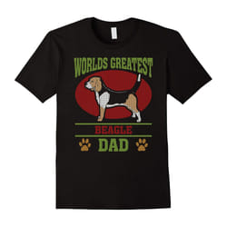 Worlds Greatest Beagle Dad T-shirt-Father's Day - S