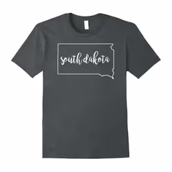 South Dakota Shirt: Home Love Native Born State T-Shirt-Father's Day - XXXL