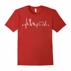 boston terrier love heartbeat T Shirt-Father's Day - XXXL