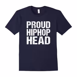 Mens Proud Hip-Hop Head T-Shirt â Hip Hop Rap Lover Tee Shirt-Father's Day - S