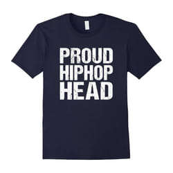Mens Proud Hip-Hop Head T-Shirt â Hip Hop Rap Lover Tee Shirt-Father's Day - S