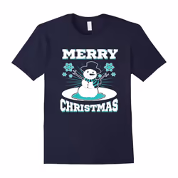 Family Christmas Gifts Snowman Snowflake T Shirt-Father's Day - XL