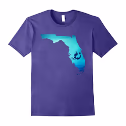 Florida Mermaid T-shirt Mermaid Lovers Gift-Father's Day - XXXL