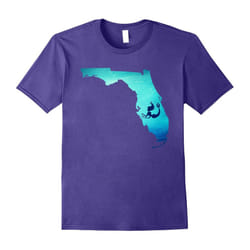 Florida Mermaid T-shirt Mermaid Lovers Gift-Father's Day - XXXL