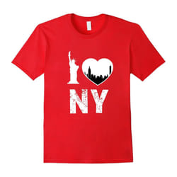 I Love NY NY â Saying Shirt â New York-Father's Day - S