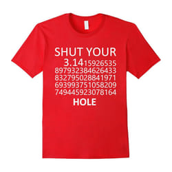 Best Math & Scienc :Shut Your Pi Hole I Love Science T-shirt-Father's Day - XXL