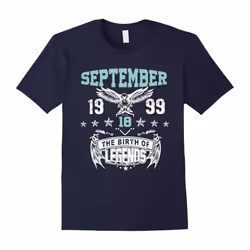 September 1999 â 18th Birthday Gifts Funny T Shirt-Father's Day - XL