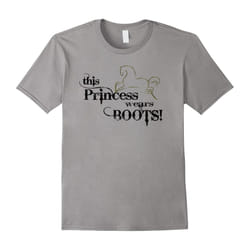 This Princess Wears Boots t-shirt, Horse lovers tshirt-Father's Day - S