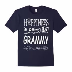 Happiness Is Being A Grammy T-Shirts Gifts For Grandmas-Father's Day - M
