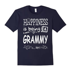 Happiness Is Being A Grammy T-Shirts Gifts For Grandmas-Father's Day - M