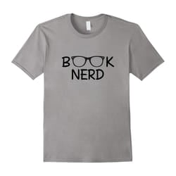 Book Nerd T-Shirt, Funny Reading Lovers Quotes Gift-Father's Day - S