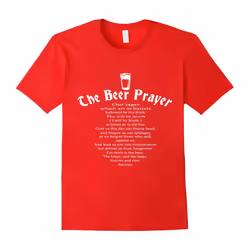 The Beer Prayer Funny T-Shirt for Beer Lovers-Father's Day - S