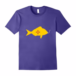New Mexico Fisherman Fishing Lover Gift T-Shirt-Father's Day - S