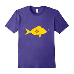 New Mexico Fisherman Fishing Lover Gift T-Shirt-Father's Day - S