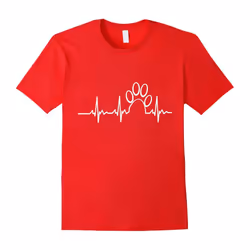 My heart â I love my Dog T Shirt-Father's Day - M