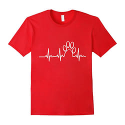 My heart â I love my Dog T Shirt-Father's Day - M