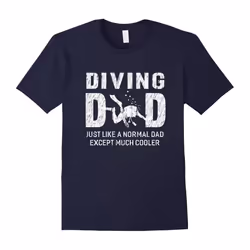 Diving Dad Gifts For Father Scuba Diving Men T-shirt-Father's Day - M