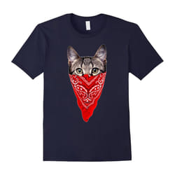 Funny Cute Gangster Cat Lovers Gifts T-Shirts-Father's Day - XL
