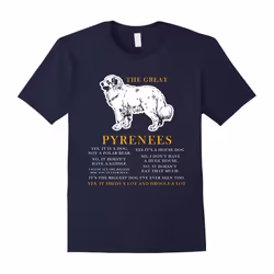The Great Pyrenees Awesome Dog Lovers Pet Owner Gift T-Shirt-Father's Day - M