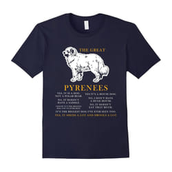 The Great Pyrenees Awesome Dog Lovers Pet Owner Gift T-Shirt-Father's Day - M