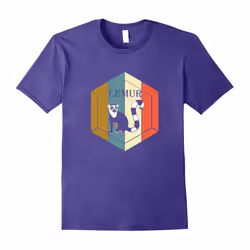 Lemur â Father's Dayassic Vintage Retro Lovely Animal Tee Gifts-Father's Day - L