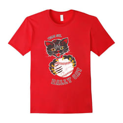 St. Louis STL Rally Cat T-Shirt for Baseball Lovers-Father's Day - XXXL